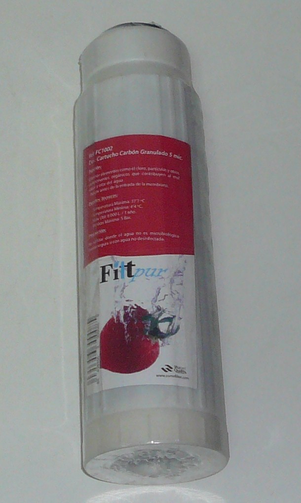 Cartucho de carb�n activo granulado de 9'3/4