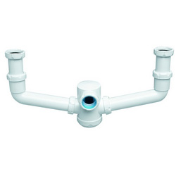 S-7 sif�n doble de 11/2 - 40 mm