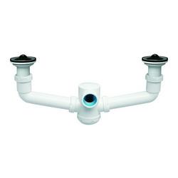 S-10 sif�n doble con v�lvulas de 11/2 x 85 mm