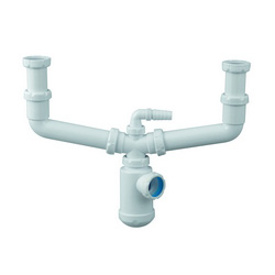 S-41 sif�n doble de 11/2 - 40 mm