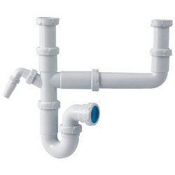 S-91 sif�n doble de 11/2 - 40 mm