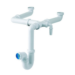 S-307 sif�n doble ahorro espacio de 11/2 - 40 mm