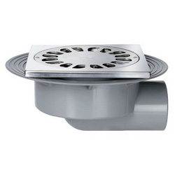 Caldereta horizontal sif�nica extensible PVC de 110 - 200x200