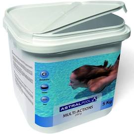 Multiacci�n en pastillas de 250 gramos astralpool en 5 kg