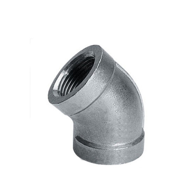 Codo 45� hembra- hembra inox de 1/2