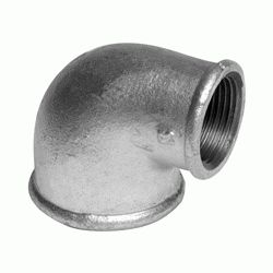 Fig. 90 R -- Codo hembra - hembra 90� galvanizado reducido 2' - 11/4