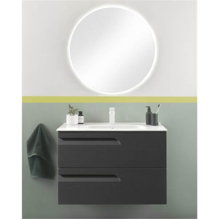 Mueble de ba�o de 80 cm. de fondo reducido VITALE