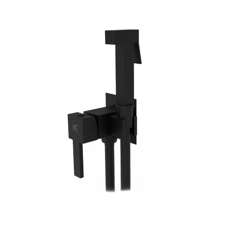 Mezclador compacto bid� para wc SKARA Negro Mate