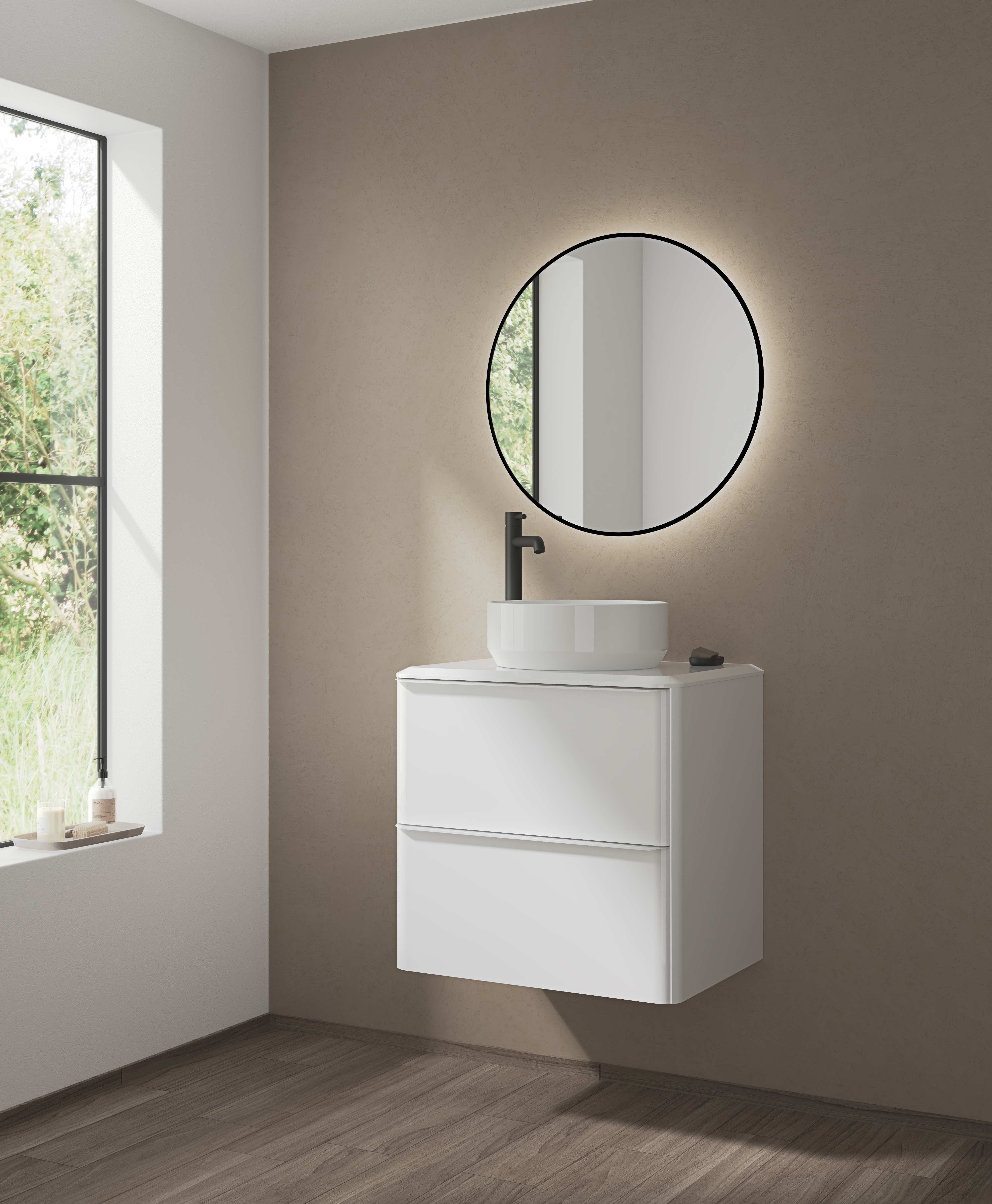 Mueble de Ba�o DAI de 80 con 2 cajones 