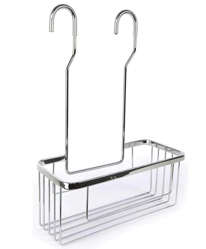 Cesta gel portaducha sin taladros  cromo 